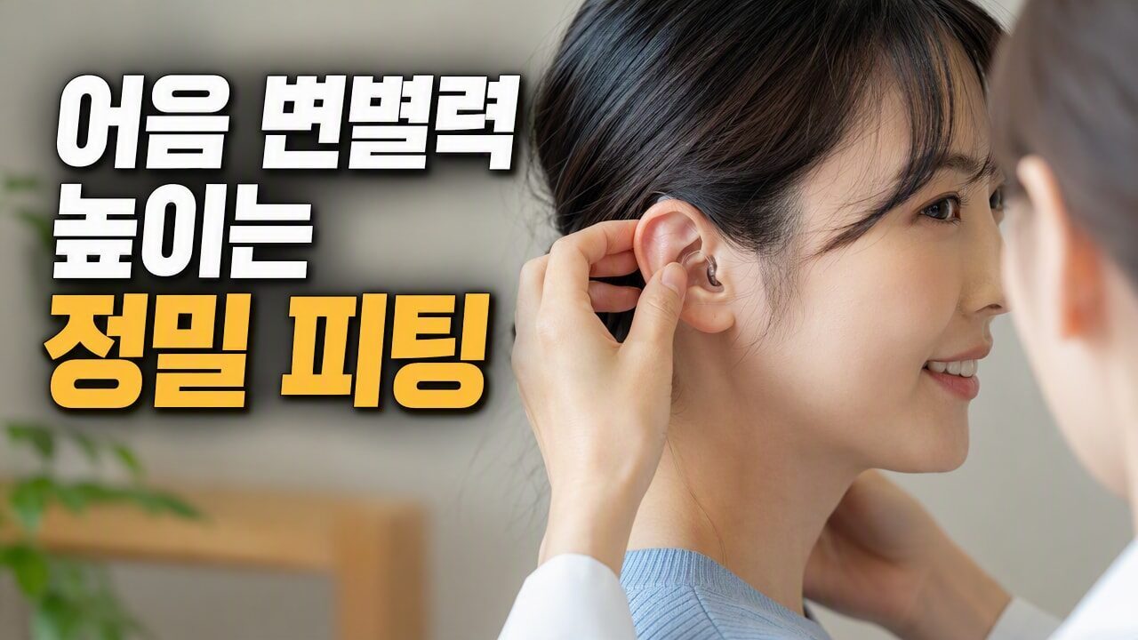 평화동보청기 소음 환경에서 말소리 명료도 높이는 피팅 과정
