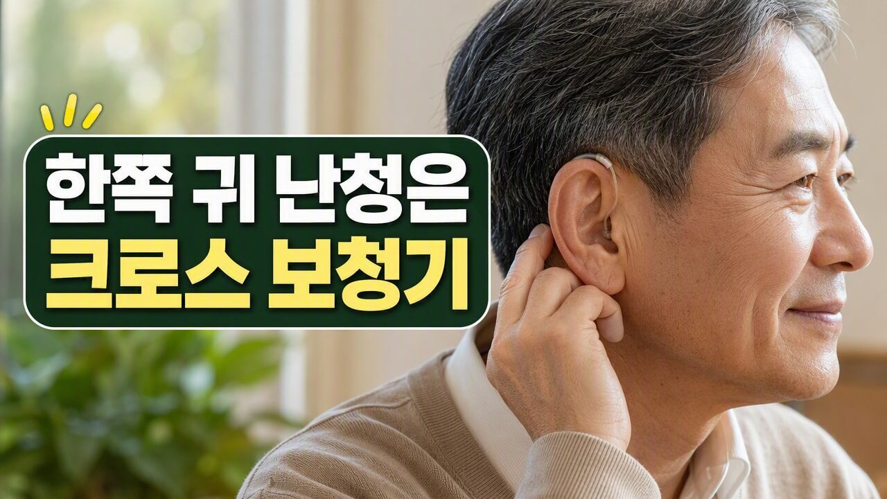 편측 난청 크로스 보청기 선택 전 알아둘 양이 청취 원리